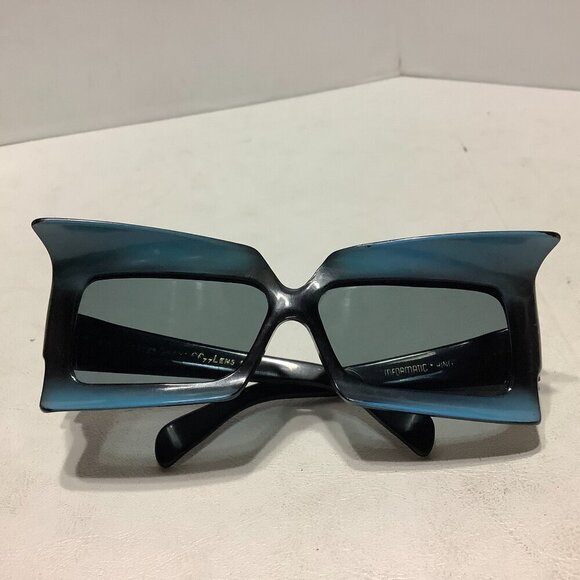 Vtg 1960s Foster Grant FF77 Lens 400 Comformatic Mad Space Cat Eye Sunglasses - Picture 2 of 9